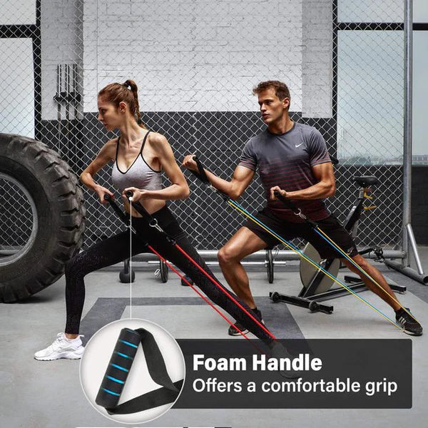 11 Pcs Ultimate Fitness Resistance Band Pack