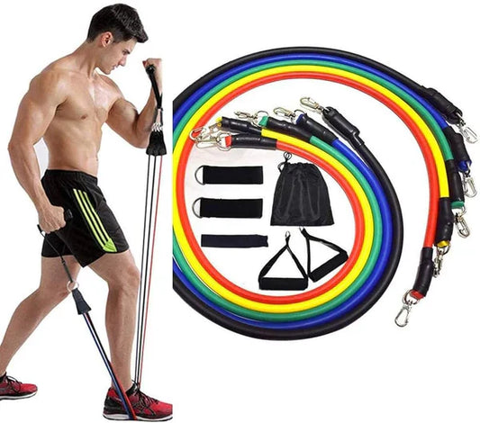 11 Pcs Ultimate Fitness Resistance Band Pack