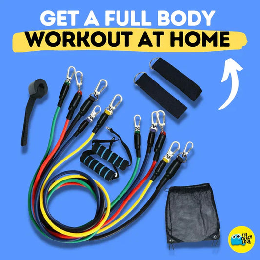 11 Pcs Ultimate Fitness Resistance Band Pack